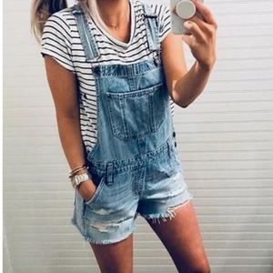 Overall Shorts